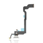 Charging Port Flex Cable For IPhone X (Silver) Front