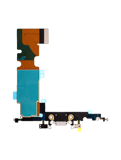 Charging Port Flex Cable For iPhone 8 Plus (Silver) back