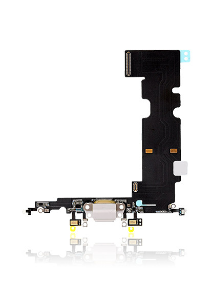 Charging Port Flex Cable For iPhone 8 Plus (Silver) front