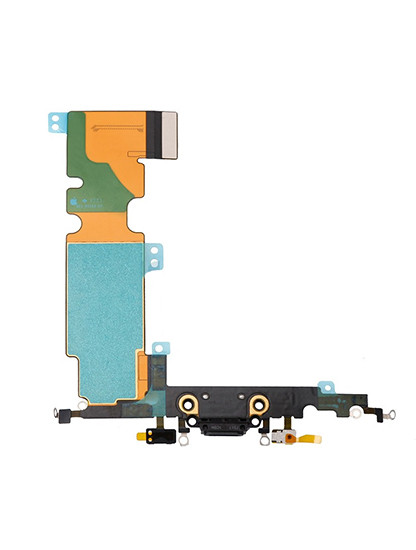 Charging Port Flex Cable For iPhone 8 (Silver) Back