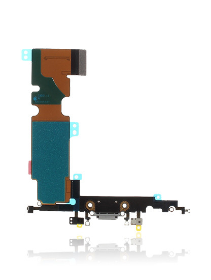 Charging Port Flex Cable For iPhone 8 (Space Grey) back