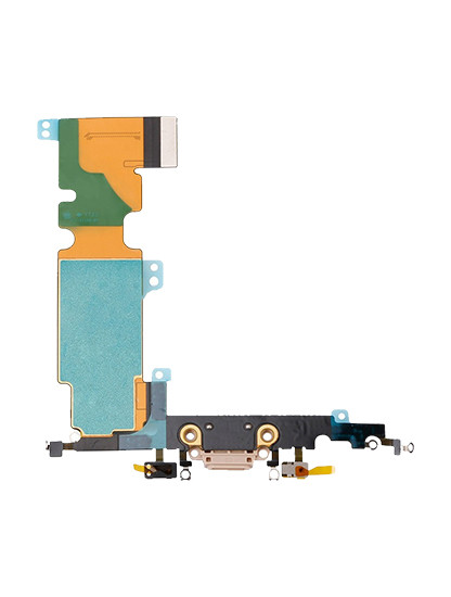 Charging Port Flex Cable For iPhone 8 (Gold) Back