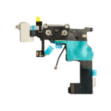 Charging Port Flex Cable Replacement Part For iPhone 5 (Silver) Back