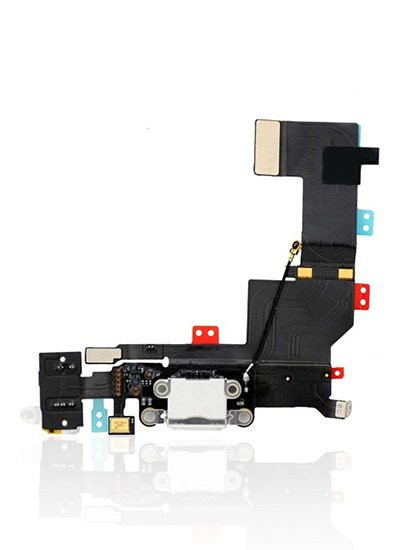 charging_port_flex_cable_for_iphone_5s_silver front