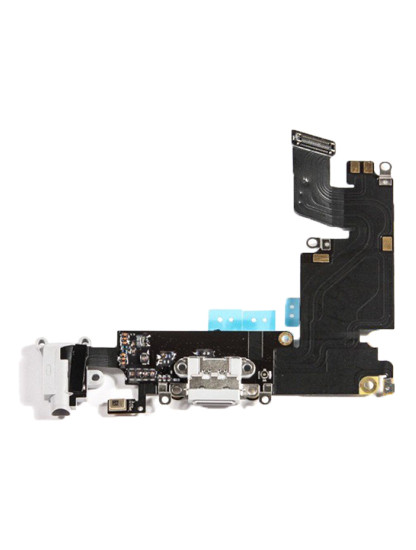 Charging Port Flex Cable For iPhone 6 Plus (Silver)Back