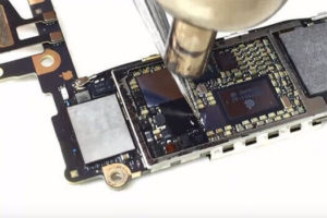 iPhone logic board repair